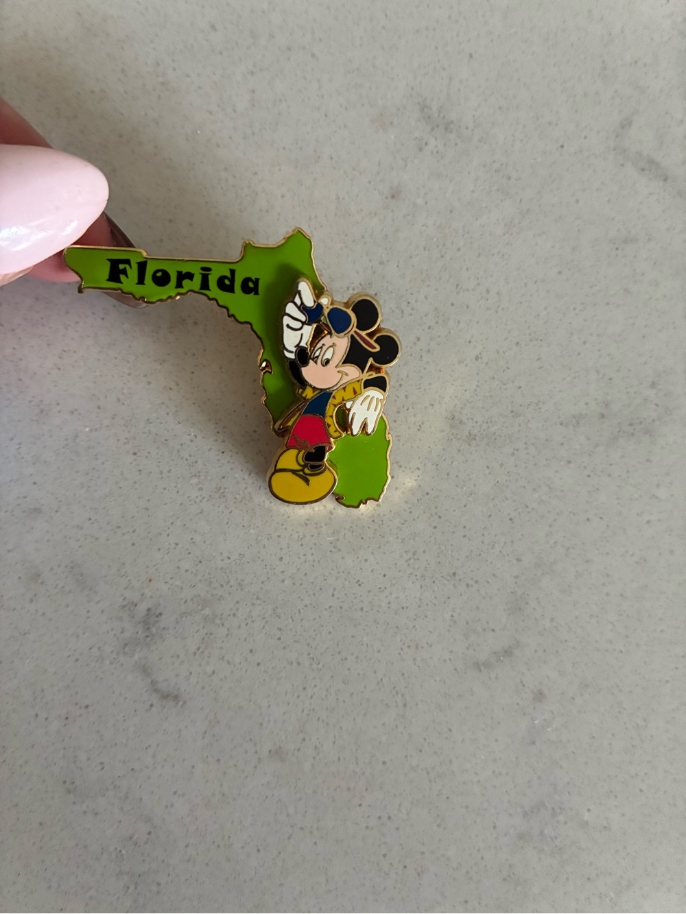 Vintage 2002 Disney Offical Trading Pin Mickey Mouse Florida Sunshine State 💛☀️